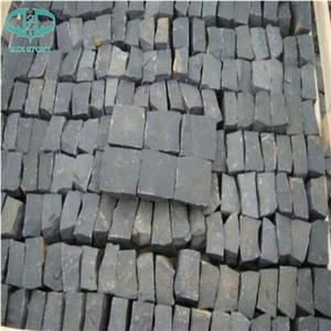 Zp Black Basalt Paver, Zhangpu Black Basalt Cleft Natural Split Cobble Stone/Zp Black Basalt Floor Covering, Zhangpu Black Basalt Cleft Natural Split Cube Stone & Paver