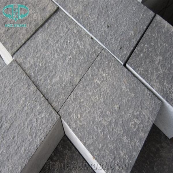 Zp Black Basalt Paver, Zhangpu Black Basalt Cleft Natural Split Cube Stone/ Zp Black Basalt Cobble Stone