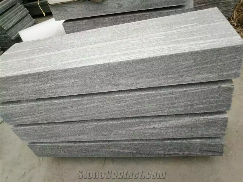 Nero Santiago Granite Paving for Floor, China Grey Granite Nero Santiago Grey Granite Kerbstone, China Grey Granite Road Stone