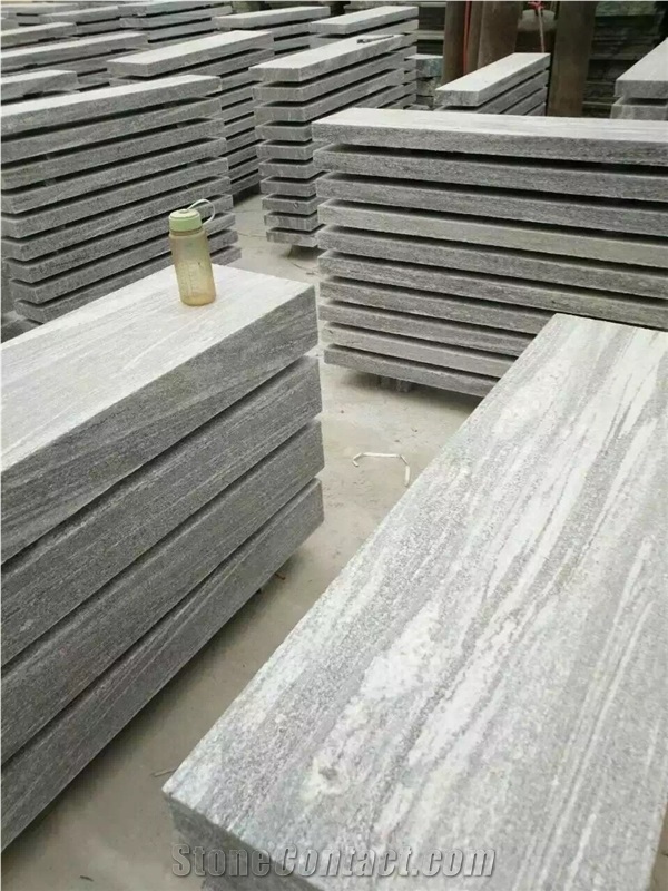 Nero Santiago Granite Paving for Floor, China Grey Granite Nero Santiago Grey Granite Kerbstone, China Grey Granite Road Stone