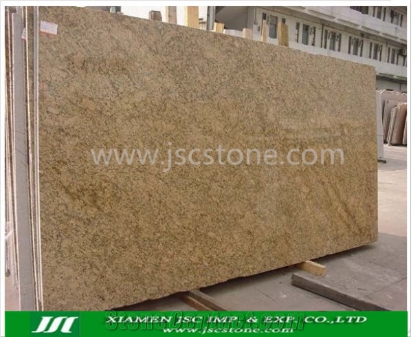 Giallo Bahia Granite Slabs & Tiles, Brazil Yellow Granite