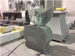 American Angel Granite Monument