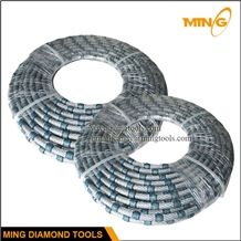 7.3mm Diamond Multi Wire Saw with Plastic Coating for Granite Cutting