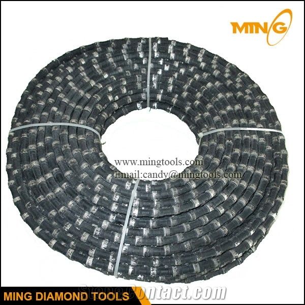 Quality Diamond Wire Saw for Quarrying Granite with Sintered Wire Saw Beads