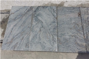 China Green Quartzite Honed Surface