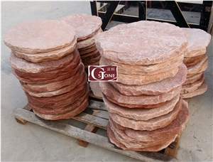 Red Stepping Stone, China Red Slate Flagstone