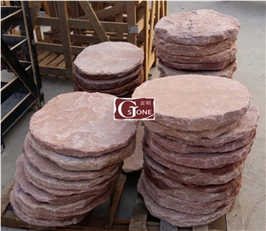 Red Stepping Stone, China Red Slate Flagstone