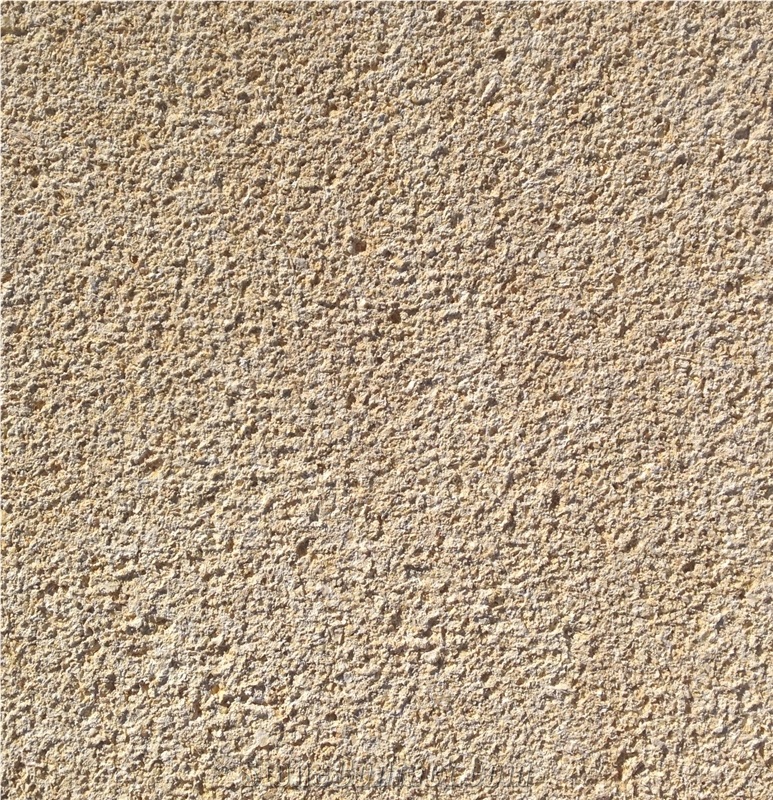 Albamiel Beige Spanish Sandstone. Amarillo Fosil, Niwalla Yellow Type
