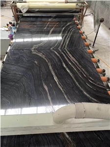 Antique Wooden Marble, Silver Black, Golden Black Marble, Slab & Tiles, for Wall, Floor, Stair, Etc. Nice Quality and Good Price