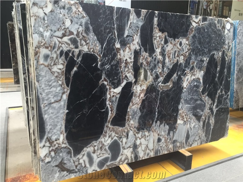 Black Butterfly, Chinese New Marble, Can Be Bookmatched, Slabs or Tiles, Suitable for Background Wall, Nice Price and Top Quality