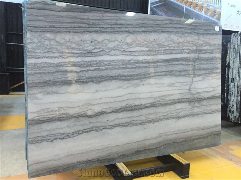 Blue Wooden Marble, Line Veins, Blue Color, Slabs or Tiles, for Wall, Floor, Stairs Covering, Nice Quality and Good Price
