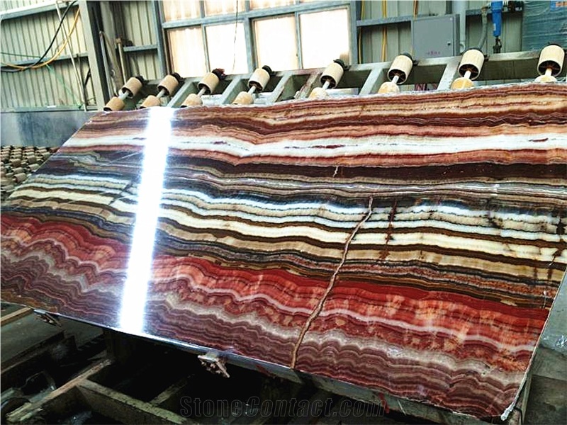 Fantastico Onyx, Red Onyx, Carpet Onyx, Slabs or Tiles for Background Wall, or Flooring Coverage or Other Interior Decoration, Very Beautiful and Nice Price
