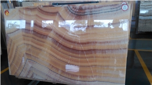 Rainbow Onyx, Slabs or Tiles, Good Effect Of Light Penetrated, Suitable for the Background Wall, Floor Covering