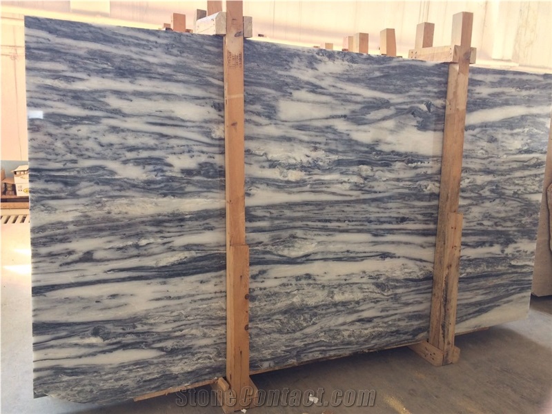 Ocean Blue Marble Tile&Slab, White Blue Marble Turkey