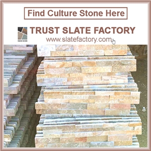 Beige Quartzite Ledgestone Colors,Rust Slate Stacked Stone Backsplash, Desert Quartzite Grey Ledgestone