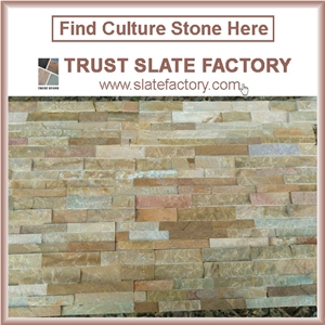 Beige Quartzite Ledgestone Colors,Rust Slate Stacked Stone Backsplash, Desert Quartzite Grey Ledgestone