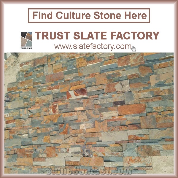 Himalaya Quartzite Ledger Stone,Rust Slate Stacked Stone Backsplash, Desert Quarzite Grey Ledgestone