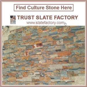 Himalaya Quartzite Ledger Stone,Rust Slate Stacked Stone Backsplash, Desert Quarzite Grey Ledgestone