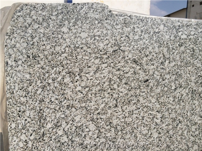 P. White Granite Slabs