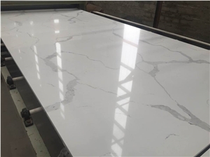 A New Friendly Surface Application Meterial Quartz Stone Slab for Customized Products Like Receiption Desk with All Kinds Of Edge Profiles Standard Slab Sizes 3000*1400mm and 3200*1600mm