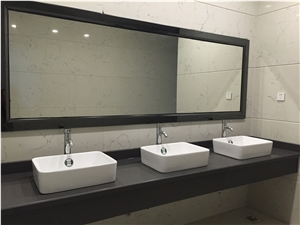 Constrution Engineering Quartz Stone Slab Apply in Bathroom Vanity Top