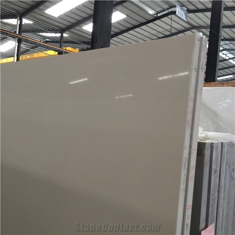 Grey Brown and Coffee Quartz Stone Slab Solid Surfaces Standard Slab Sizes 3000*1400mm and 3200*1600mm Including Stain,Scratch and Water Resistance with a Variety Of Edge Profile Opotion
