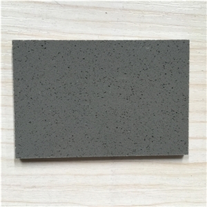 Grey Color Man-Made Quartz Stone Various Series Mirror Collection Marble Like Imitation and Solid Color for Bathroom Vanity Top Cyber Cafe, Dressing Room, Kitchen Countertop and Dining Room Table