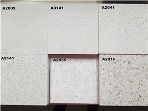 Quartz Stone Top Seller Solid Color and Shining Series 10cm X 10 cm Quartz Slab Stock Physical Small Sample in Custom Design,Easy Wipe,Easy Clean,Top Quality