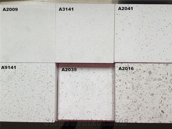 Quartz Stone Top Seller Solid Color And Shining Series 10cm X 10
