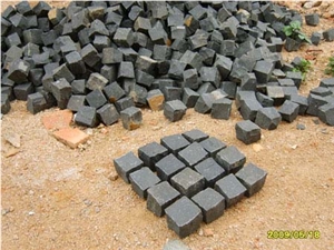 Zhangpu Black Paving Stone, Zhangpu Black Granite Cube Stone & Pavers
