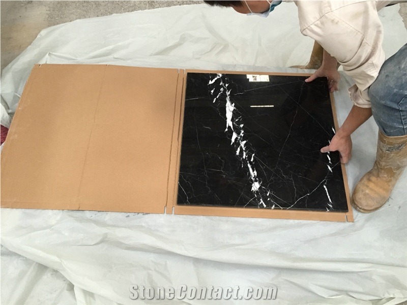 Nero Marquina Marble Table Tops,Black Marquina Marble Square Tabletops