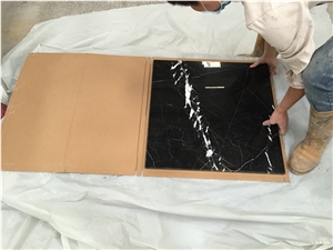 Nero Marquina Marble Table Tops,Black Marquina Marble Square Tabletops