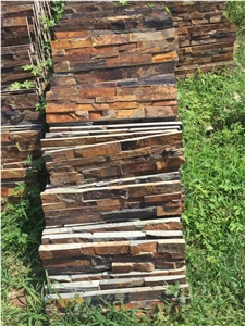 Rusty and Brown Quartz Natural Face Ledge Stone