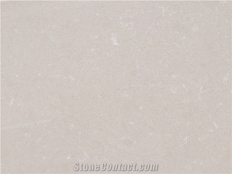 Beige Quartz Stone, Misty Cream China Manmade Artificial Quartz Stone Tile & Slab, Factory Price with Good Quality