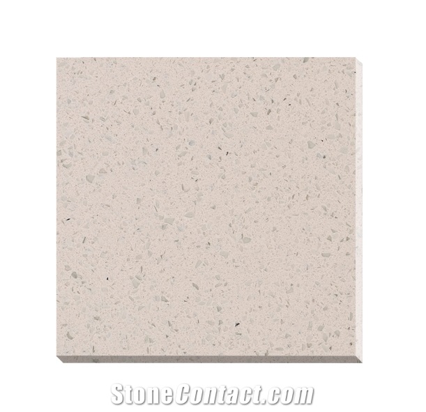 Beige Quartz Stone Slab / Engineered Stone Slab / Artificial Stone Tiles / Solid Surface Top / Silestone Caesarstone Quartz Stone