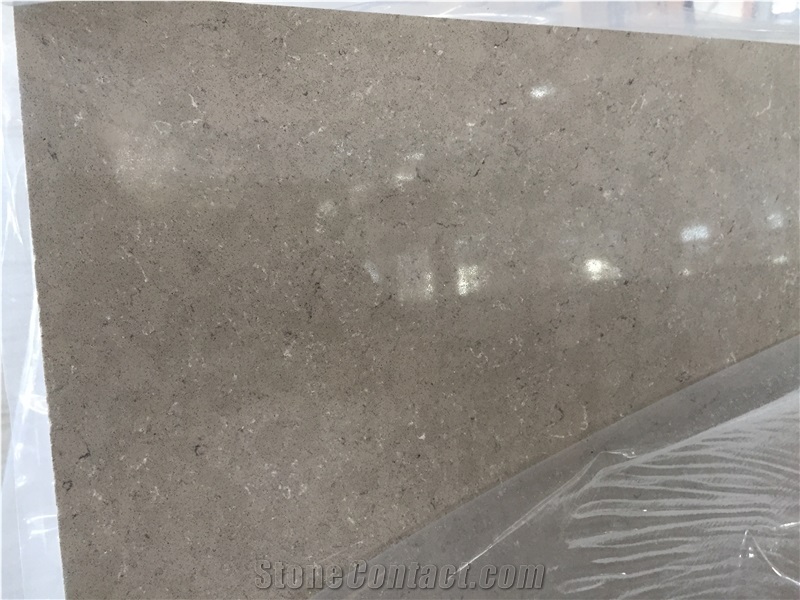 Brown China Quartz Stone, Best Quality Artificial Quartz Stone Direct from Factory, Polished Quartz Marble Stone