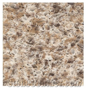 Brown Mix White Quartz Tiles&Slabs Of China Stone,Solid Surface Engineered Stone, Quartz Stone Flooring, Engineered Stone Walling