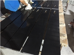 China Artificial Manmade Pure Black Quartz Stone Countertop for Kitchen & Bathroom, High Quality Black Quartz on Sales Direct from China Factory