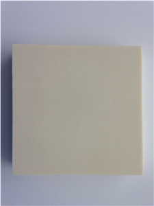 China Synthetic Polished Pure Beige Quartz Stone 2cm & 3cm Big Slabs for Usa Market & Canada Market