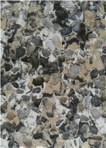 Colorful Quartz Stone,Big Glass Grain Quartz Stone,High Quality Quartz ,Quartz Slab,Engineered Slab,Artificial Stone