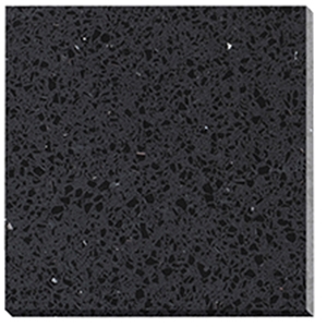Crystal Black Quartz Tiles&Slabs Of China Stone,Use as Kitchen Countertop,Bathroom Vanity, Bathtub,Bar Top