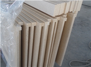 Good Quality China Man-Made Engineered Stone Diamond Yellow Quartz Countertops, Kitchen Bar Tops and Solid Surface