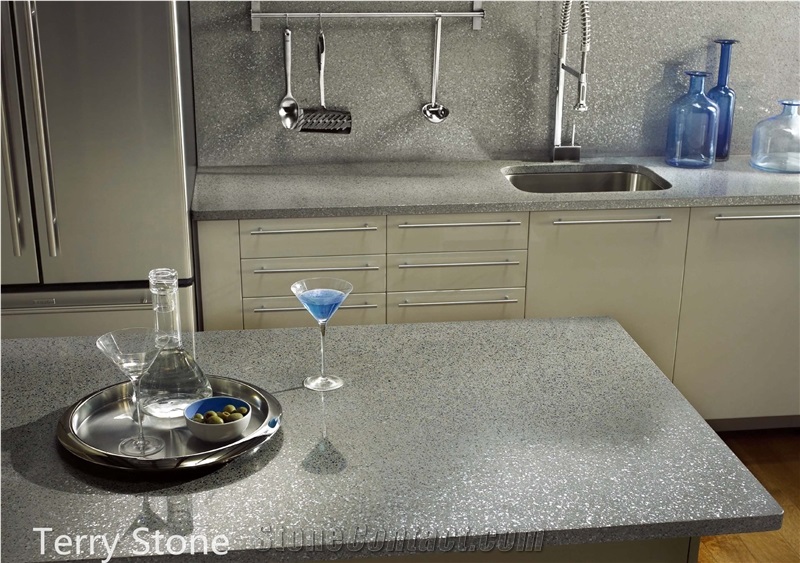 Grey Quartz Of China Stone for Kitchen ,Bathroom