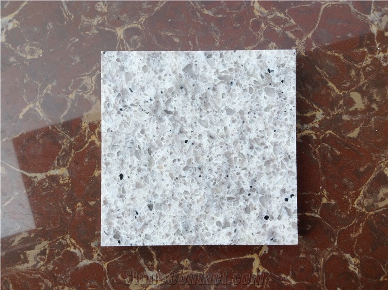 Grey Quartz with Black Grain, Engineered Stone Slab & Tile, Manmade Quartz Stone on Sales, High Quality China Stone