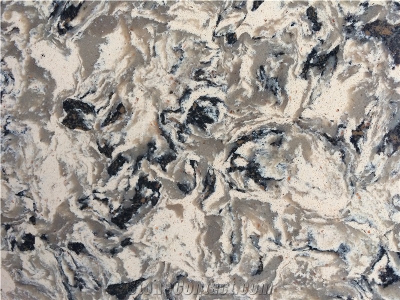 New Pattern Brown Tiles & Slabs Of China Stone, Solid Surface Quartz Stone