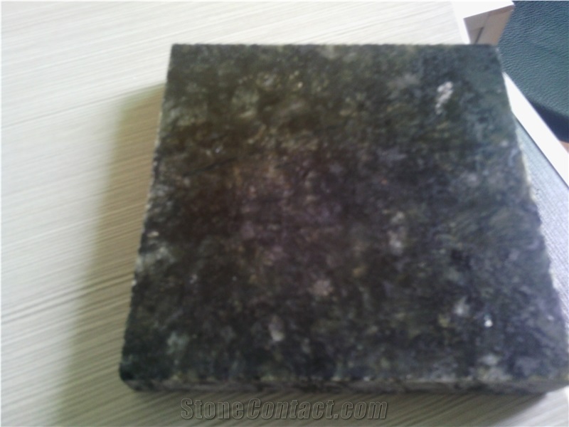 Popular Natural Ocean Green Polished Granite Tiles & Slabs, Green Stone Material Produced in China as Flooring ,Walling ,Countertops ,Vanity Tops 