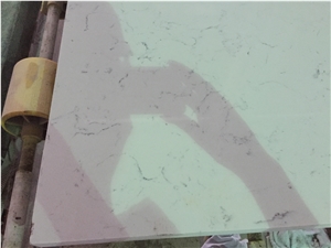 Popular Polished China Engineered Stone -Volakos White ,Greece White Artificial Marble for Usa and Canada Market