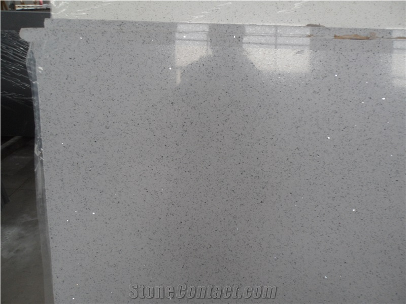 Quartz Stone for Inner Decoration, China Grey Quartz Slabs & Tiles, Engineered Stone Walling Panels