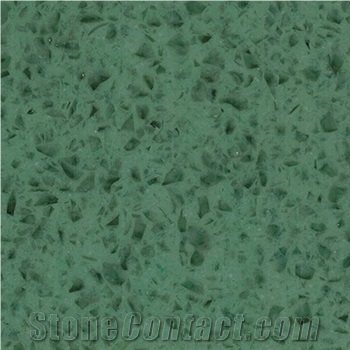 TS-T0004 Jade Green Quartz Tiles&Slabs Of China Stone,Use as Kitchen Countertop,Bathroom Vanity, Bathtub,Bar Top