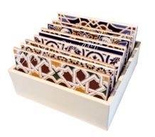 Mosaic Tile Display Sample Box with Mosaic Tile Frame